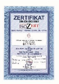 Kurzenberger ISO zertifikat